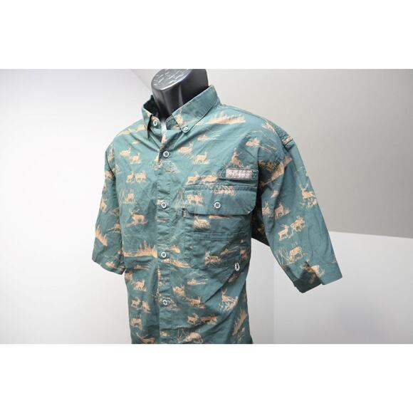 Columbia PHG Vented Hunting Shirt Graphic Short Sleeve Fishing Mens Size XL - Picture 1 of 10